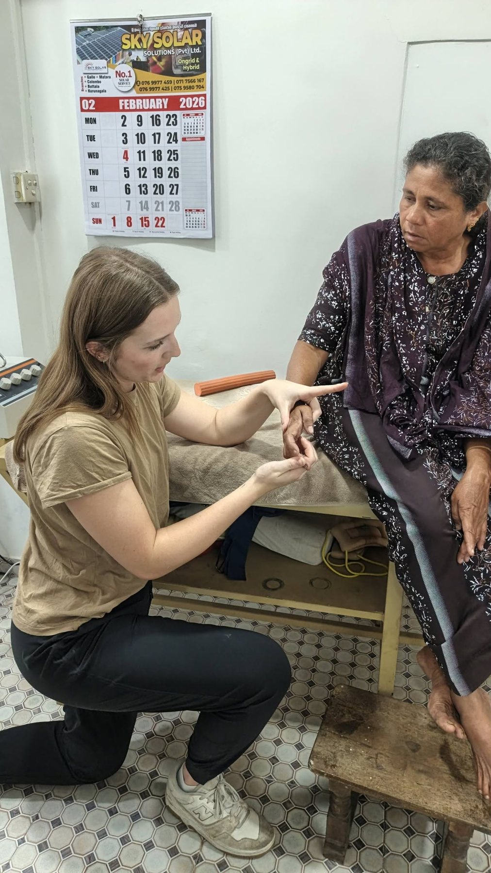 Hands-on assessment and rehabilitation support.
