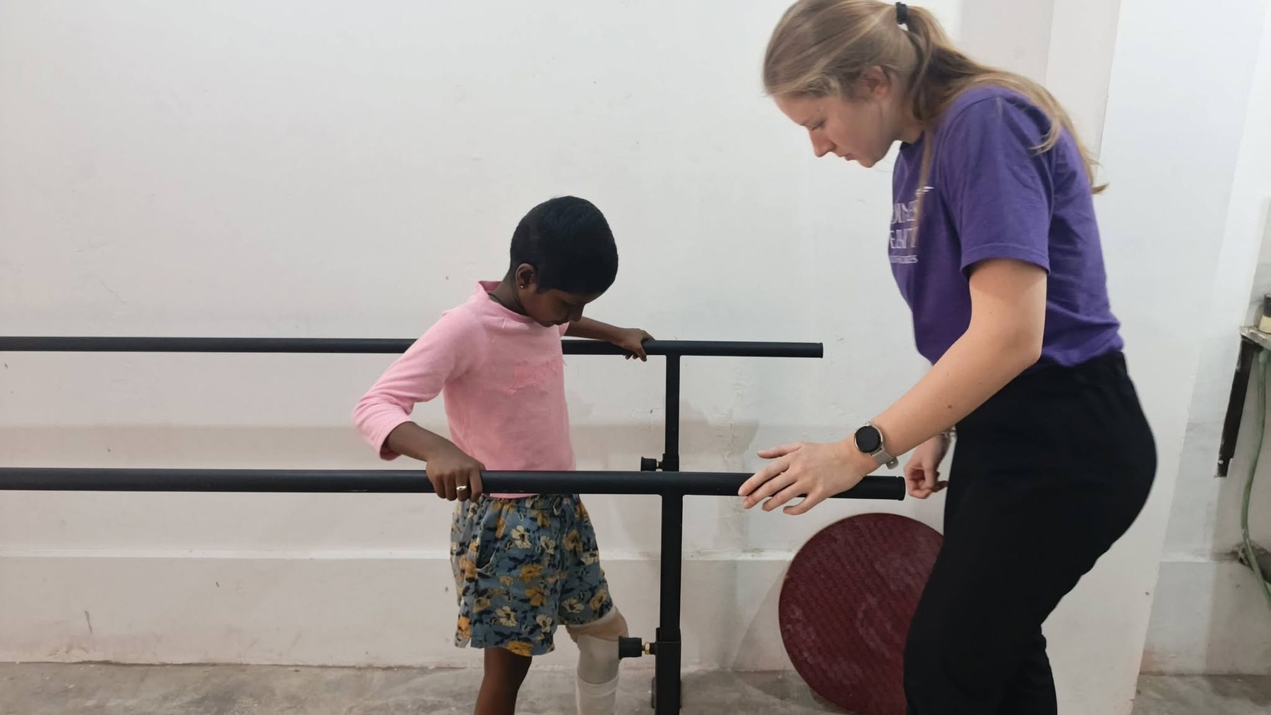 Mobility and walking practice in the rehabilitation setting.